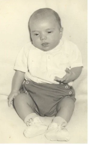 Dave Larson as a baby